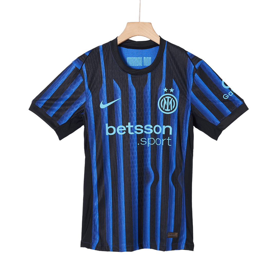 THURAM #9 Inter Milan Maillot Domicile 2025/26 Bleu et Noir Joueur