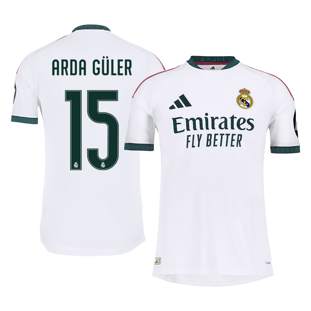 أردا غولر #15 قميص ريال مدريد الأساسي 2026/27 أبيض للاعب