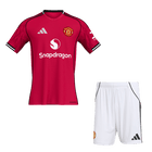 Men Manchester United Domicile Maillot Kit 2025/26 Rouge - Super