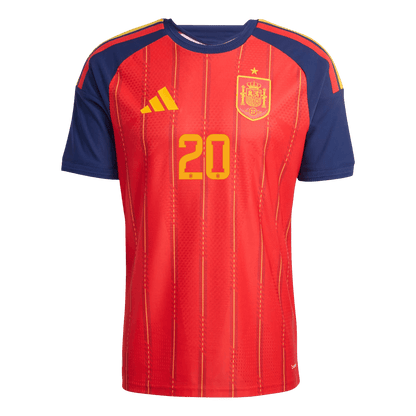 PEDRI #20 Spain Home Jersey - 2026 World Cup Red Player