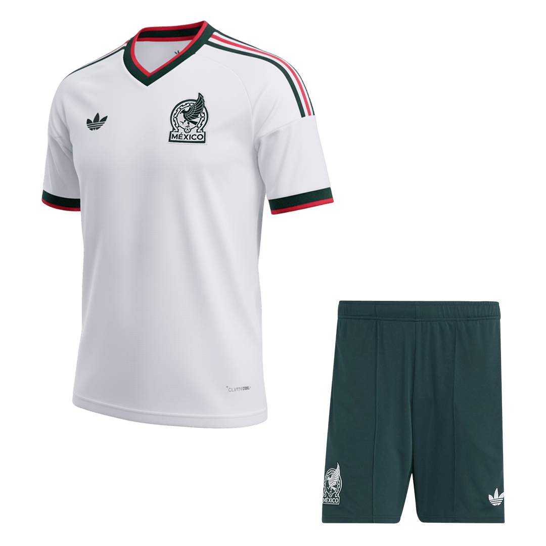 Kit Maillot Extérieur Mexique - Coupe du Monde 2026 Blanc