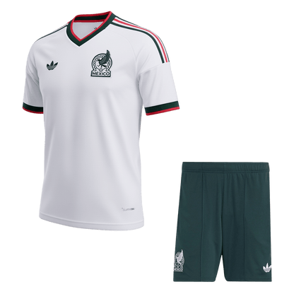 Kit Maillot Extérieur Mexique - Coupe du Monde 2026 Blanc