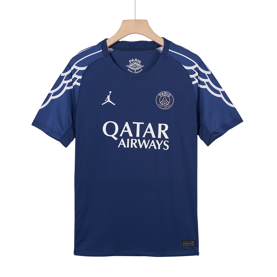 O.DEMBÉLÉ #10 PSG Fourth Away Maillot 2024/25 Bleu marine - UCL