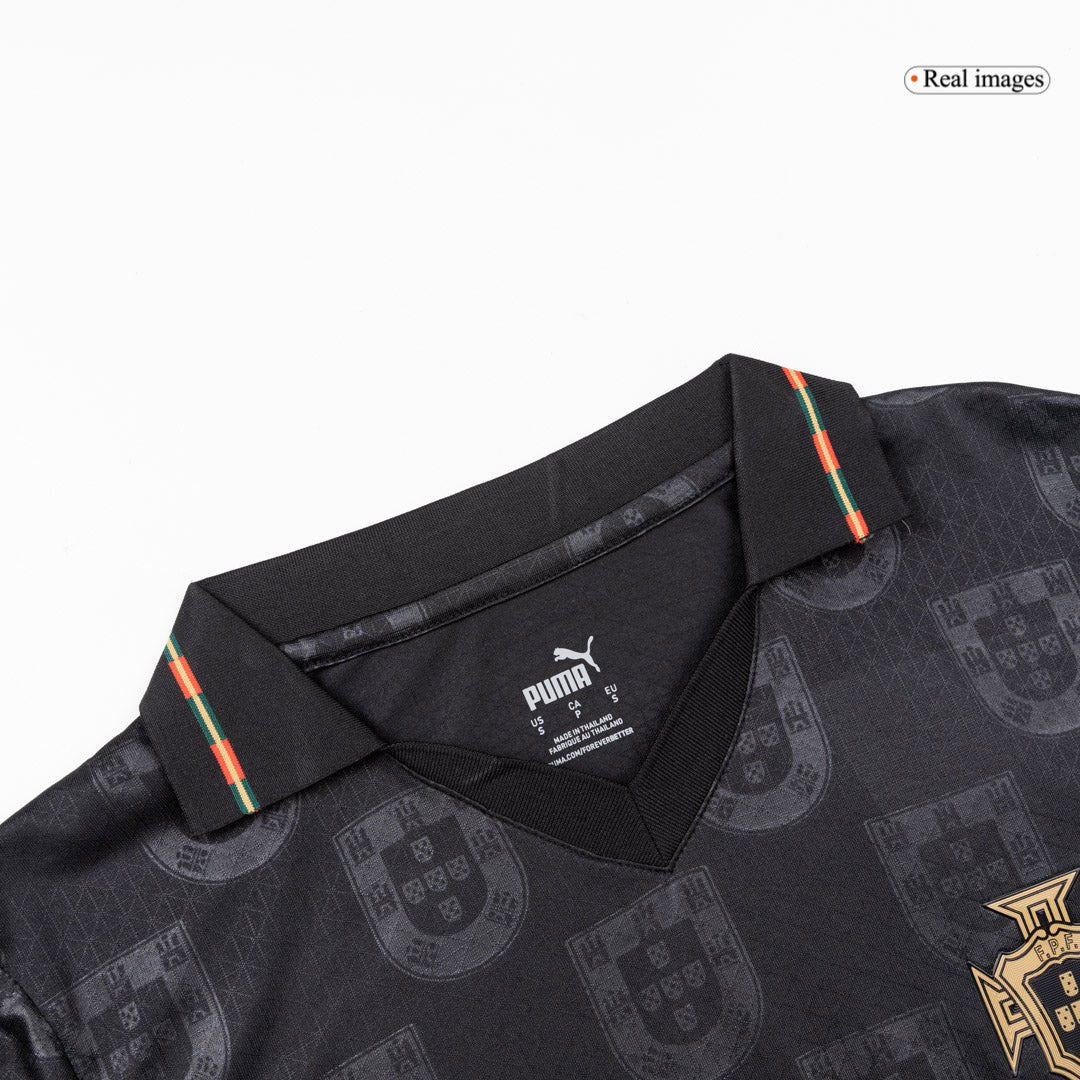 Maillot Portugal - Coupe du Monde 2026 Noir Joueur