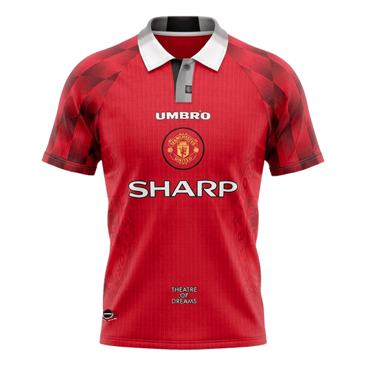 Maillot domicile rétro Manchester United 1996/97 rouge