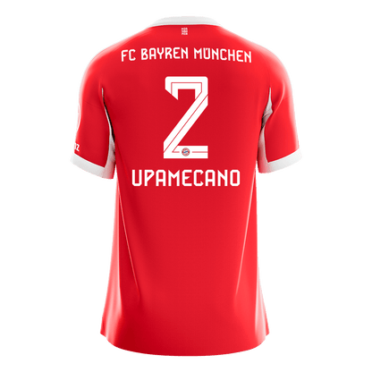 UPAMECANO #2 Bayern Munich Maillot Domicile 2025/26 Rouge - Super