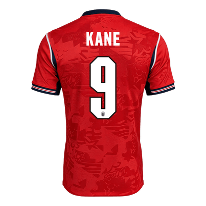 KANE #9 Angleterre Maillot Extérieur - Coupe du Monde 2026 Rouge Joueur