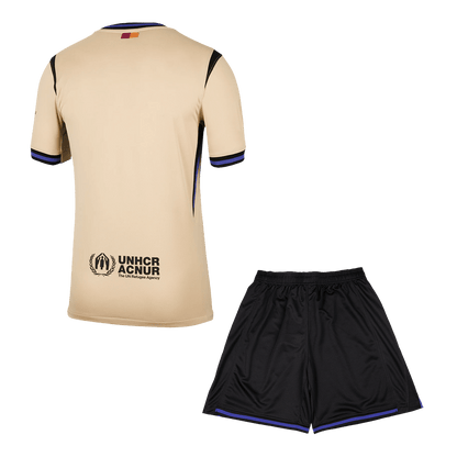 Barcelona Extérieur Maillot Kit 2025/26 Jaune&Noir