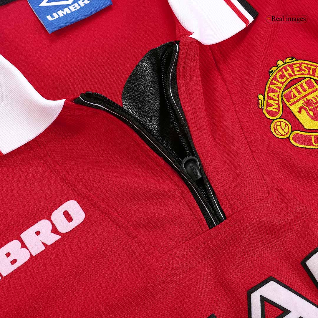 Maillot rétro domicile Manchester United 98/00 rouge