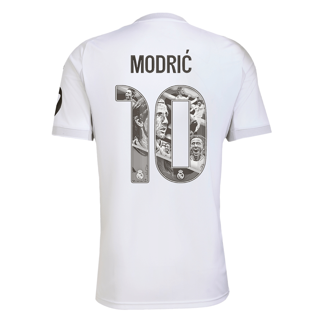 MODRIĆ Spécial #10 Real Madrid Domicile Maillot 2025/26 Blanc - Super