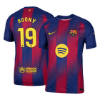 ROONY #19 Barcelona Domicile Maillot 2025/26 Rouge&Bleu Joueur