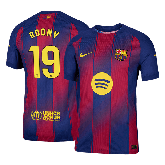 ROONY #19 Barcelone Maillot Domicile 2025/26 Rouge&Bleu Joueur