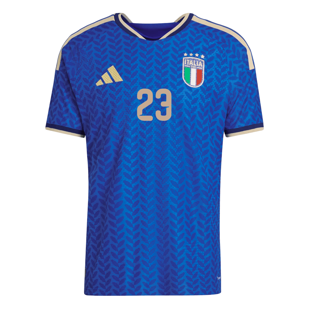 BASTONI #23 Italie Domicile Maillot - Coupe du Monde 2026 Bleu Joueur