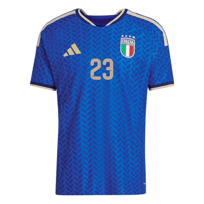 BASTONI #23 Italie Domicile Maillot - Coupe du Monde 2026 Bleu Joueur