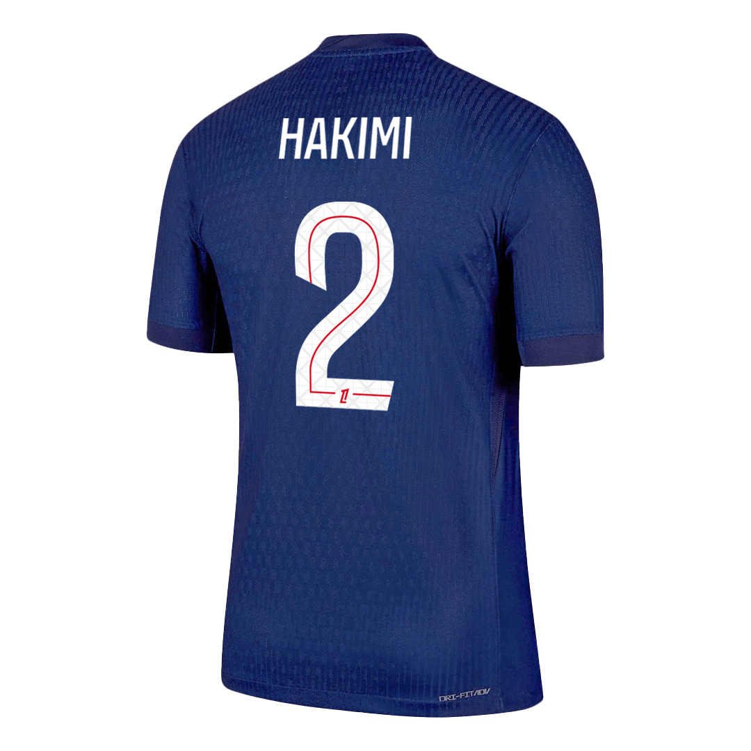 HAKIMI #2 PSG Domicile Maillot 2025/26 Bleu marine Joueur