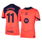 RAPHINHA #11 Barcelona Third Maillot 2025/26 Orange Joueur - UCL