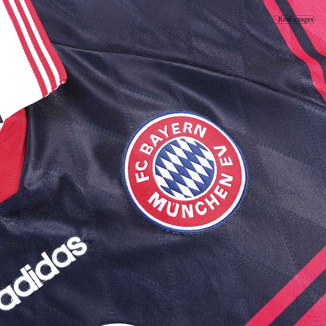 Maillot Rétro Domicile Bayern Munich 1997/99 Noir&Rouge