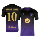 LAMINE YAMAL #10 Barcelona Extérieur Maillot 2026/27 Black/Purple - UCL