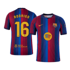 RODRIGO #16 Barcelona Domicile Maillot 2026/27 Rouge&Bleu Joueur