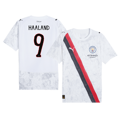 HAALAND #9 Manchester City Maillot - Coupe du Monde 2025/26 Blanc