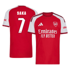 SAKA #7 Arsenal Domicile Maillot 2026/27 Rouge Joueur - UCL