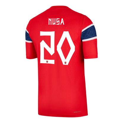 NUSA #20 Norway Home Shirt - 2026 World Cup Red Player