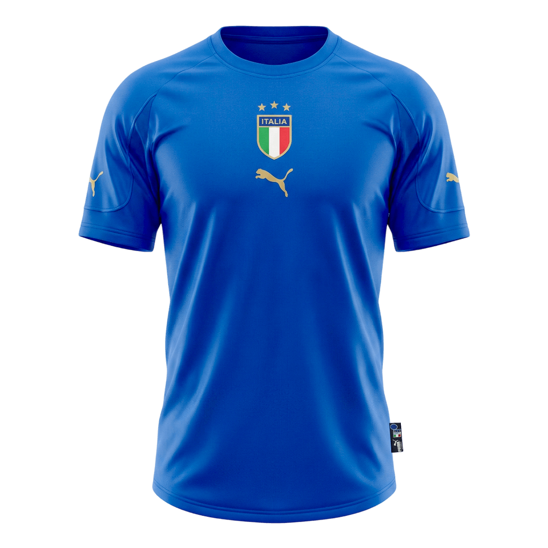 Retro Italy Home Jersey 2004 Blue