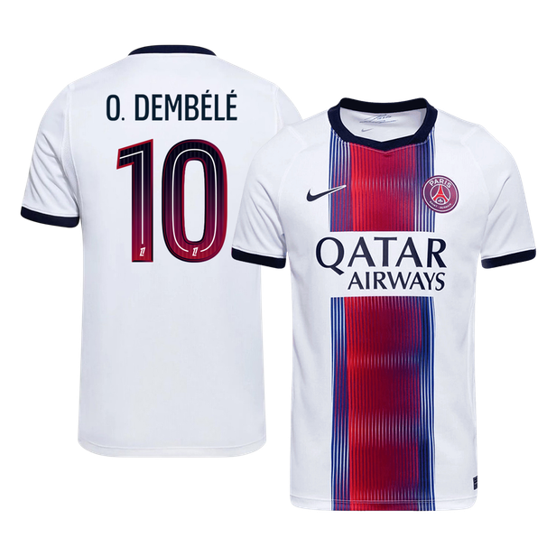 O. DEMBÉLÉ #10 PSG Extérieur Maillot 2026/27 Blanc