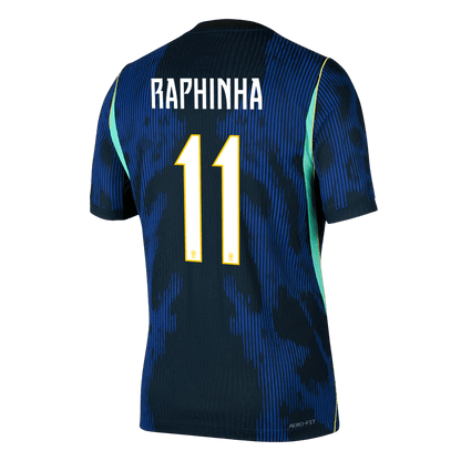 Maillot RAPHINHA #11 Brésil Extérieur - Coupe du Monde 2026 Marine Joueur