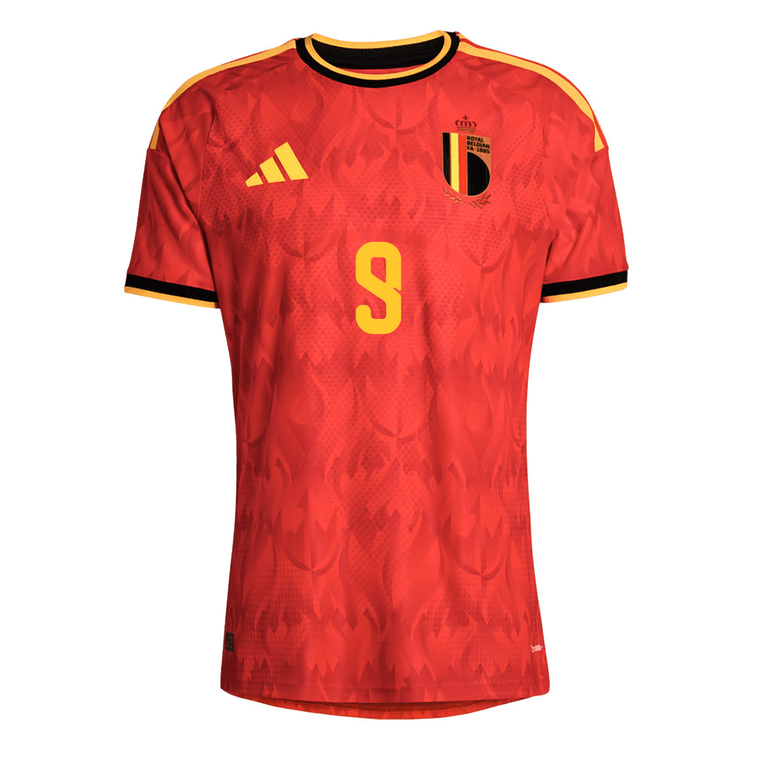 LUKAKU #9 Belgium Home Shirt - World Cup 2026 Red Player