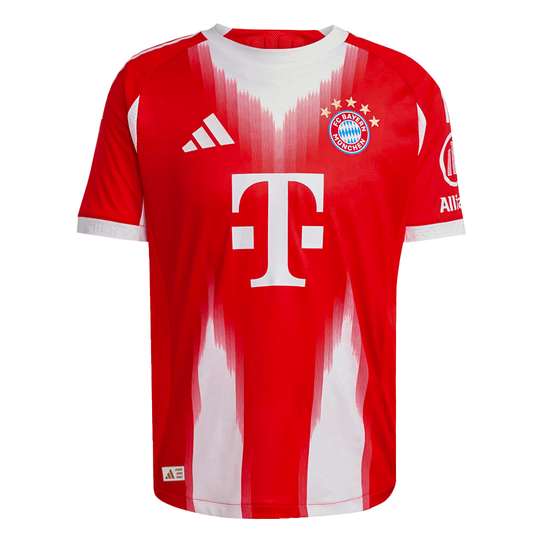 LUIS DÍAZ #14 Bayern Munich Maillot Domicile 2025/26 Rouge Joueur