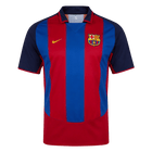 Maillot Rétro Domicile Barcelone 2003/04 Rouge&Bleu