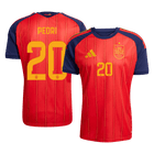 PEDRI #20 Spain Home Jersey - World Cup 2026 Red - Super