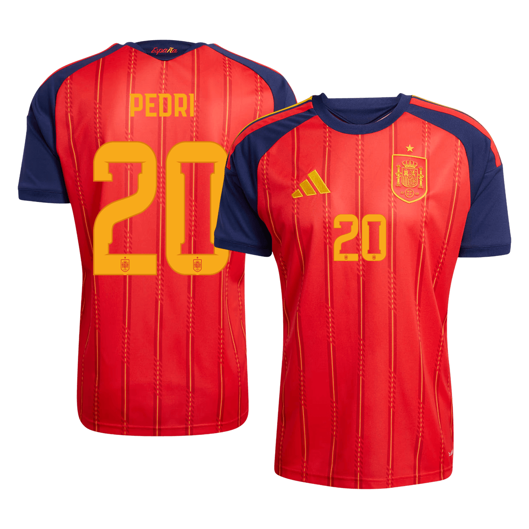 PEDRI #20 Spain Home Jersey - World Cup 2026 Red - Super