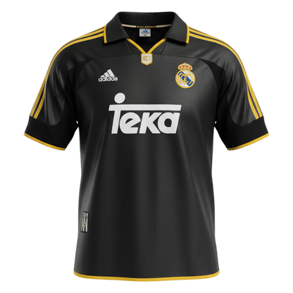 Maillot Rétro Real Madrid Extérieur 1999/01 Noir
