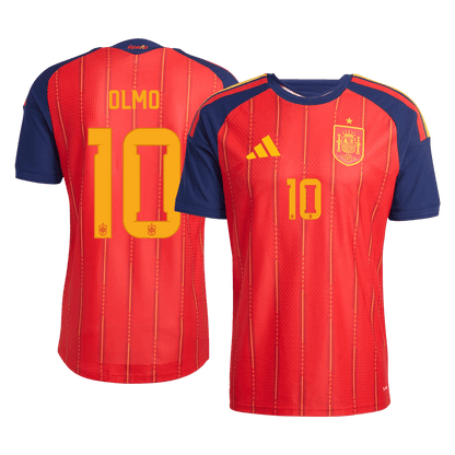 OLMO #10 Spain Home Shirt - 2026 World Cup Red Player