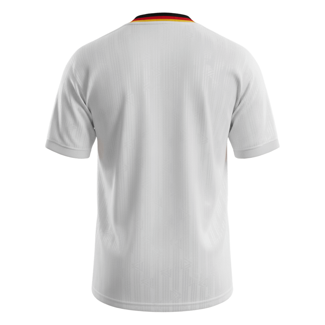 Maillot Rétro Domicile Allemagne 1994 Blanc