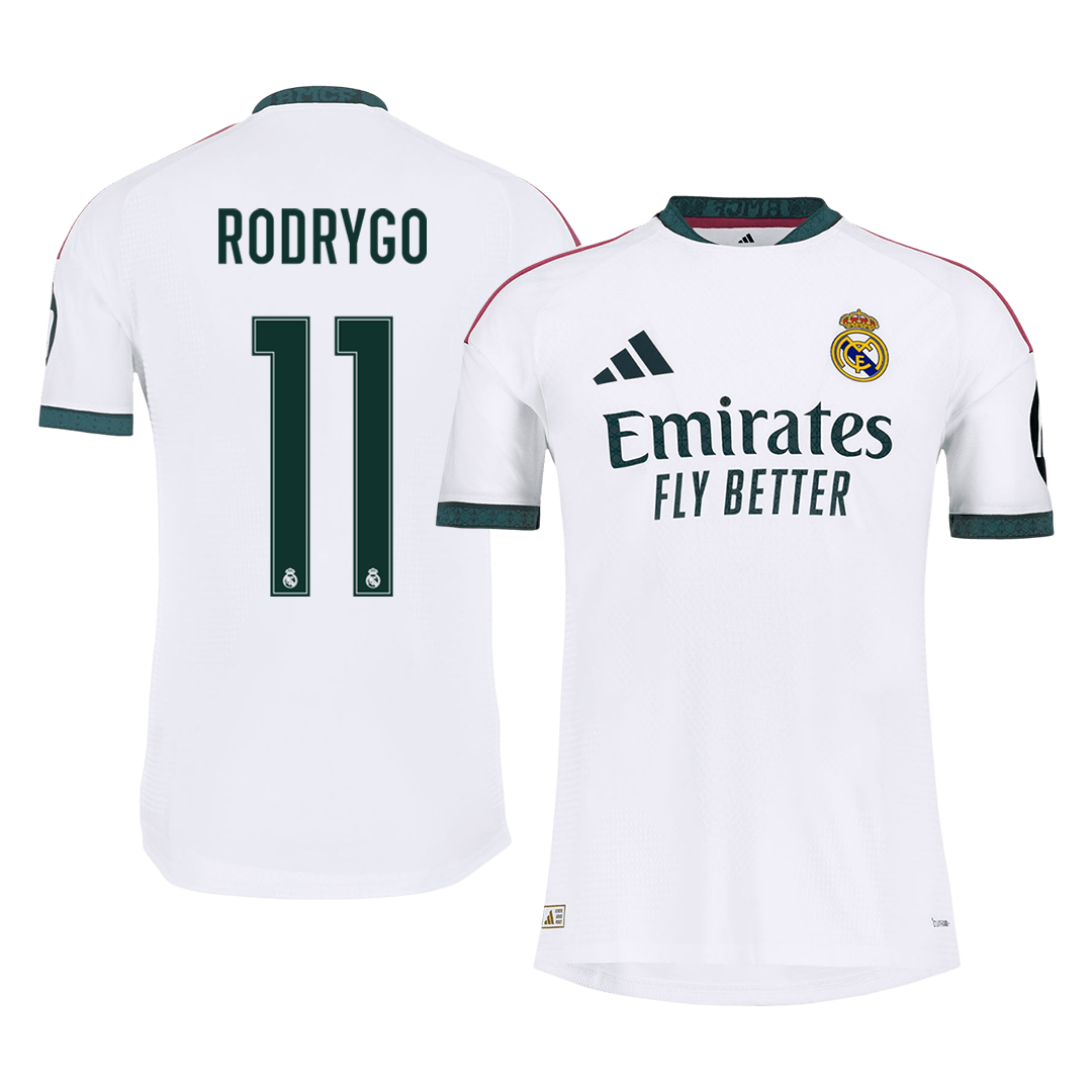 رودريغو #11 قميص ريال مدريد الأساسي 2026/27 أبيض للاعب