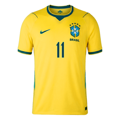 RAPHINHA #11 Brazil Home Shirt - World Cup 2026 Yellow - Super