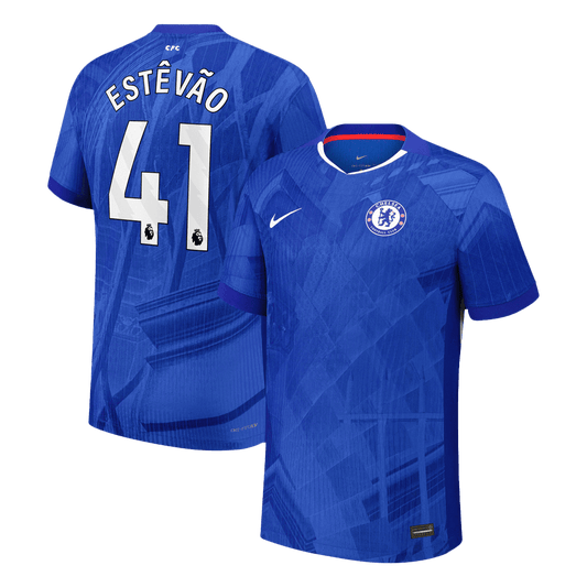 ESTÊVÃO #41 Maillot Domicile Chelsea 2025/26 Bleu Joueur