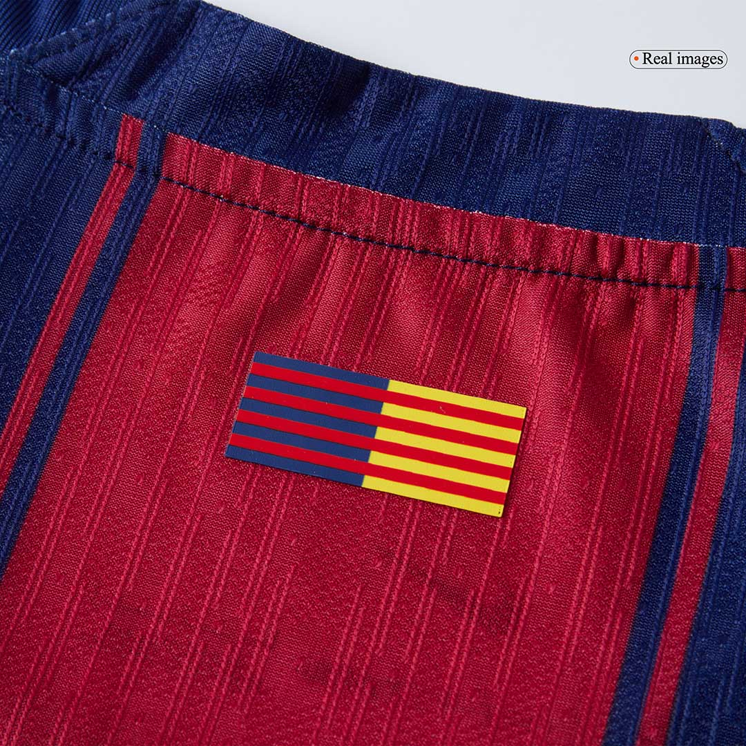KOUNDE #23 Barcelone Domicile Maillot 2025/26 Rouge&Bleu Joueur - UCL