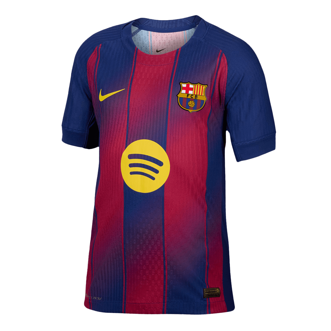 PEDRI #8 Barcelona Domicile Maillot 2025/26 Rouge&Bleu Joueur