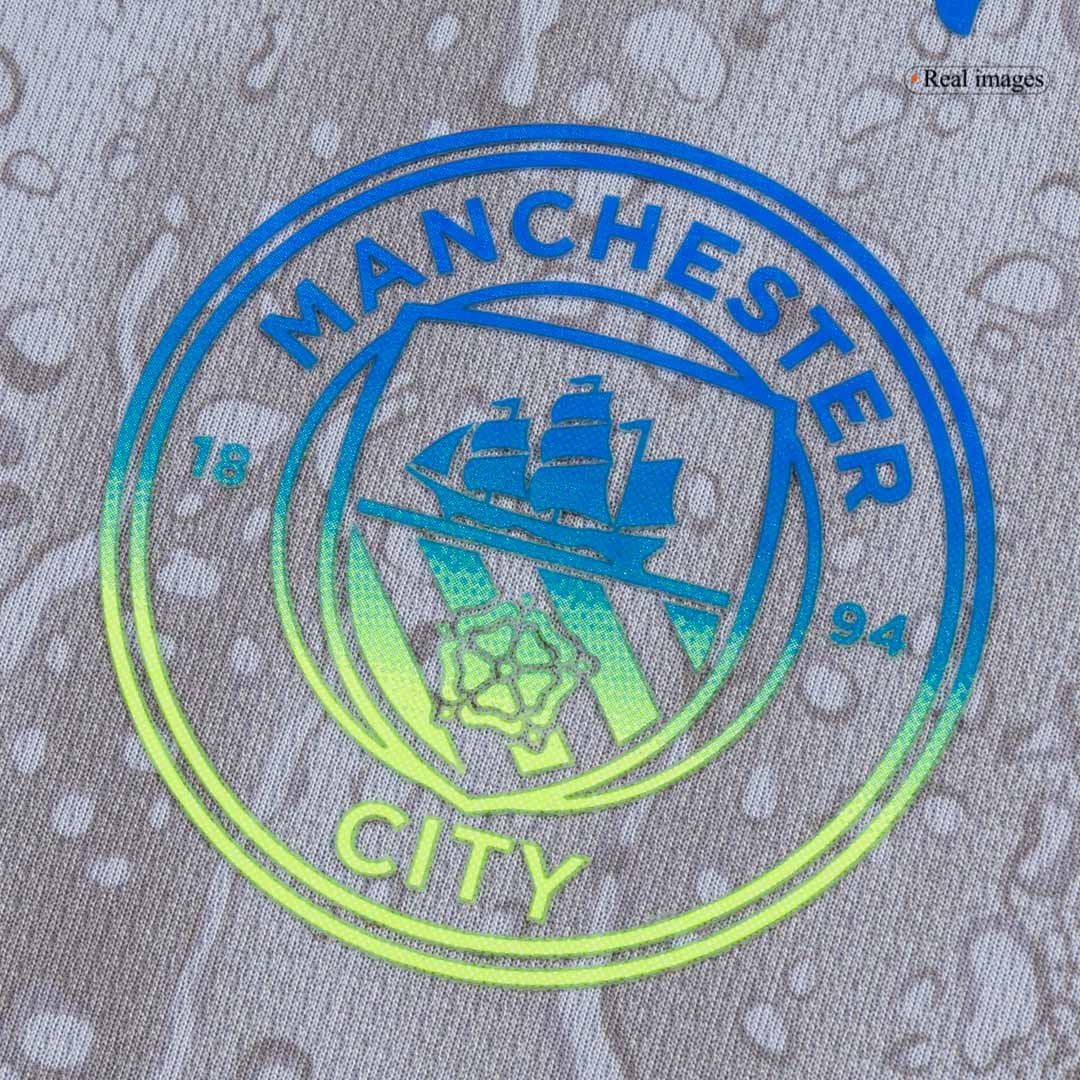 Manchester City Troisième Maillot Kit 2025/26 Gris