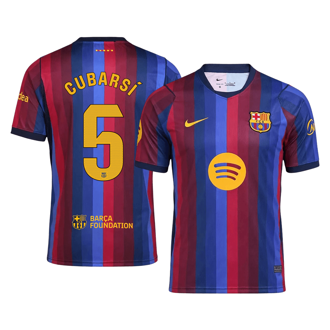 CUBARSÍ #5 Barcelona Domicile Maillot 2026/27 Blue&Garnet