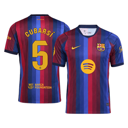 CUBARSÍ #5 Barcelona Domicile Maillot 2026/27 Blue&Garnet