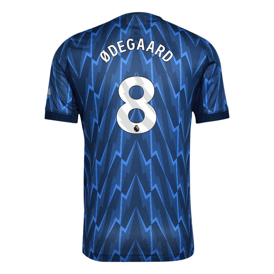 ØDEGAARD #8 Arsenal Extérieur Maillot 2025/26 Bleu Joueur