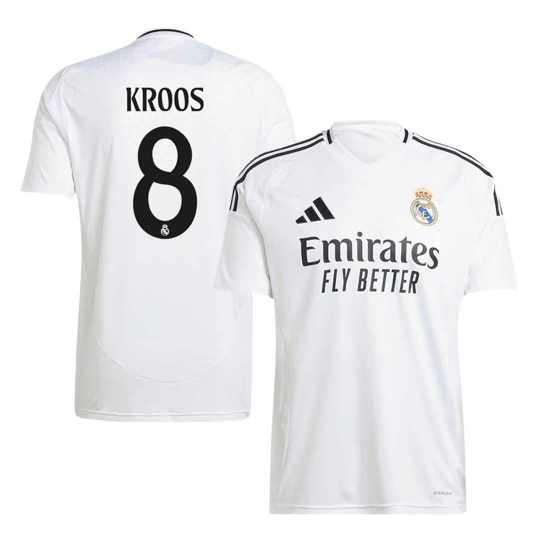 KROOS #8 Real Madrid Domicile Maillot 2024/25 Blanc