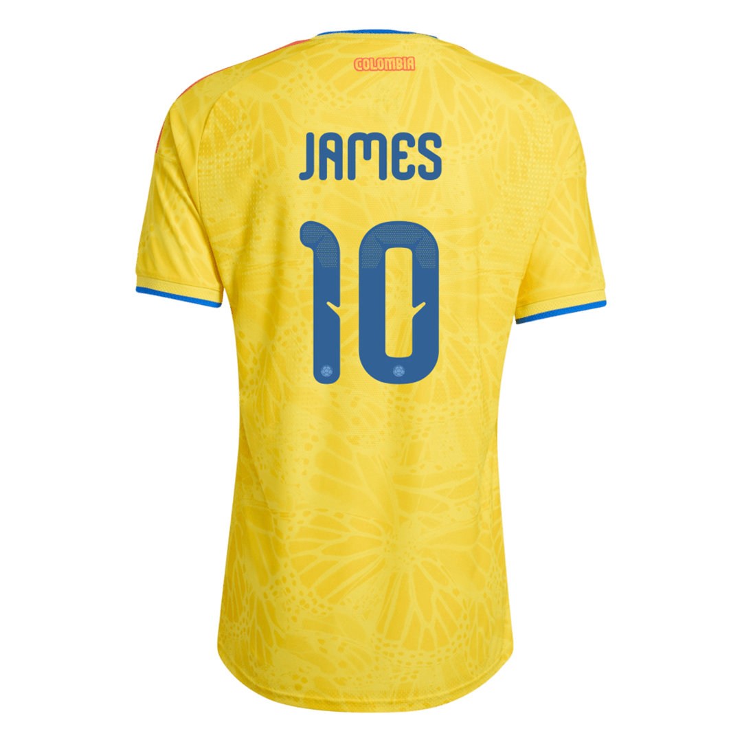 JAMES #10 Colombie Domicile Maillot - Coupe du Monde 2026 Jaune Joueur