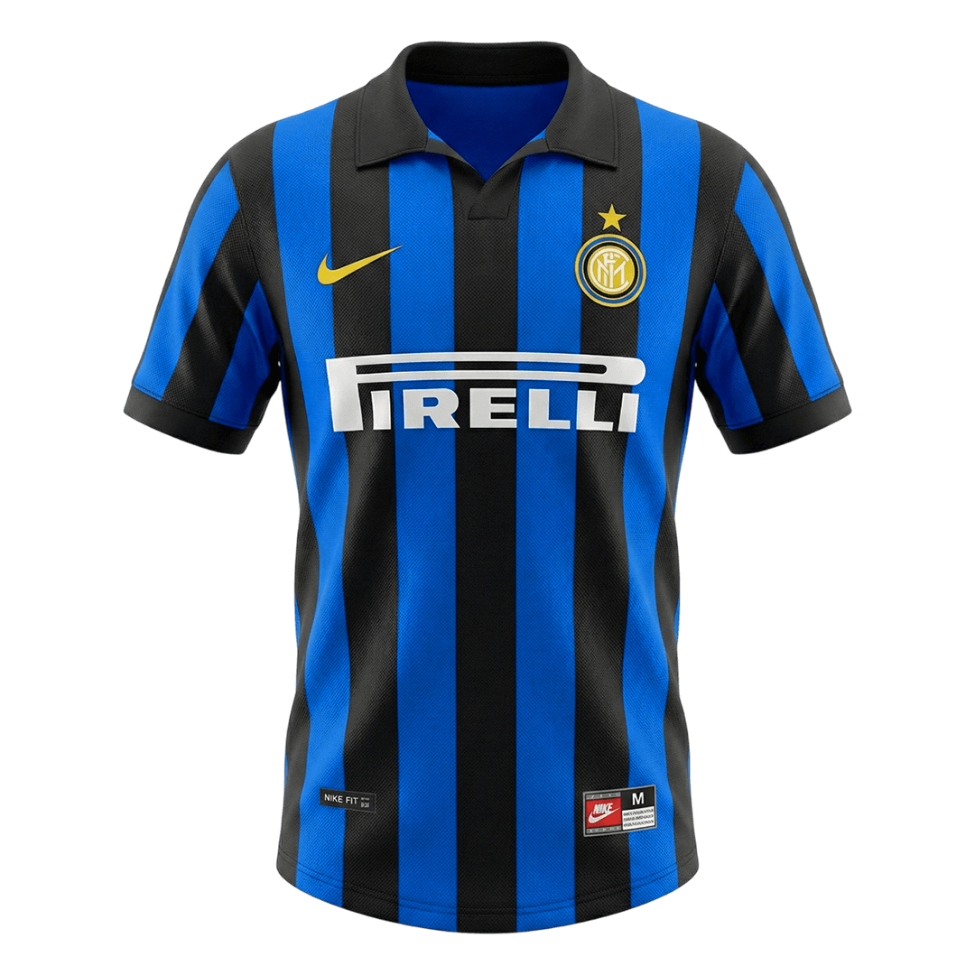 Maillot Rétro Domicile Inter Milan 1998/99 Bleu & Noir