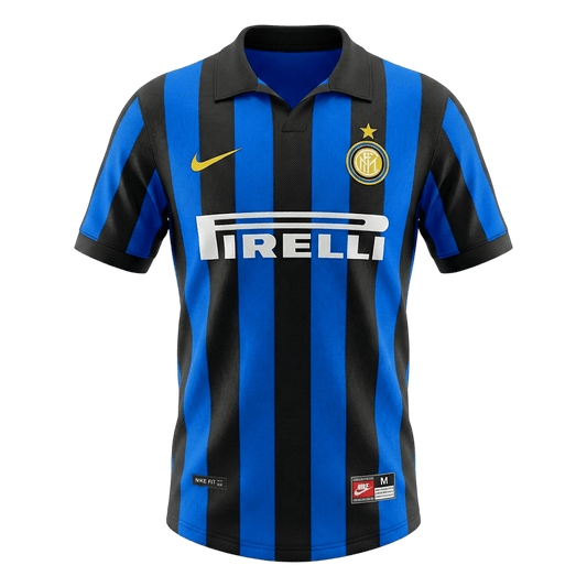 Maillot Rétro Domicile Inter Milan 1998/99 Bleu & Noir